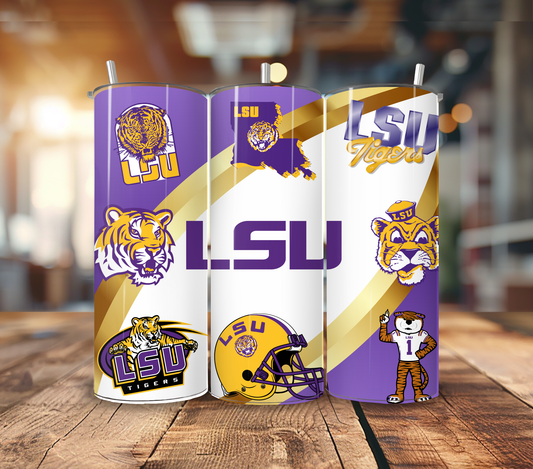 20 oz LSU Tigers Through the Years tumbler