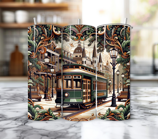 20 Oz New Orleans Streetcar Tumbler