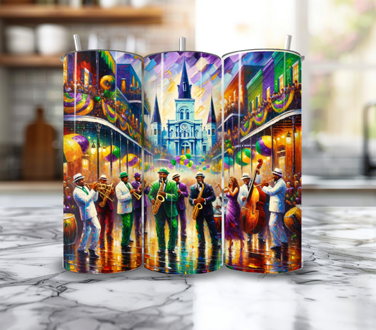 20 Oz New Orleans Jazz Men Tumbler