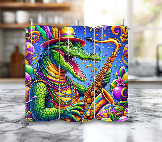 20 Oz Allie da' Gator Tumbler