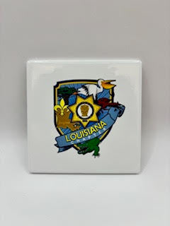 4-Inch Ceramic National Latino Peace Officers Association Coaster